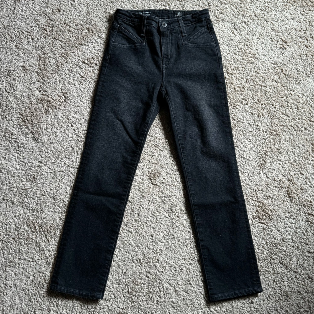 AG jeans Isabelle high rise straight crop NWOT